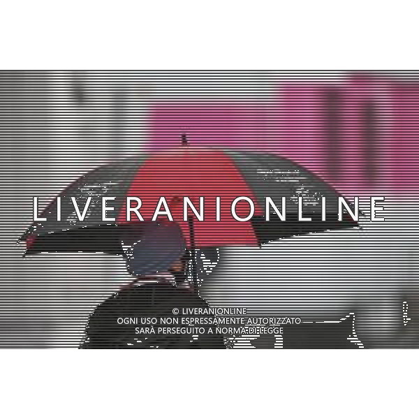 Paddock atmosphere - Alfa Romeo Racing umbrella. 09.10.2020. Formula 1 World Championship, Rd 11, Eifel Grand Prix, Nurbugring, Germany, Practice Day. - www.xpbimages.com, EMail: requests@xpbimages.com © Copyright: Moy / XPB Images / AGENZIA ALDO LIVERANI SAS - ITALY ONLY EDITORIAL USE ONLY