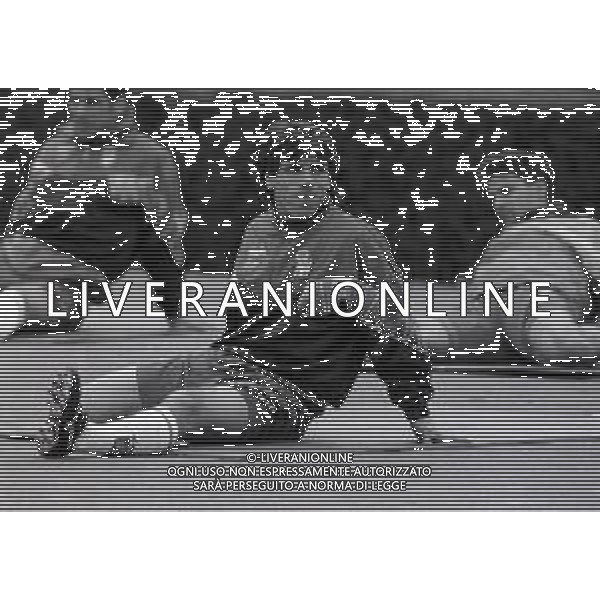 1995 MILANELLO ALLENAMENTO NAZIONALE ITALIANA CALCIO NELLA FOTO GIANFRANCO ZOLA AG ALDO LIVERANI SAS