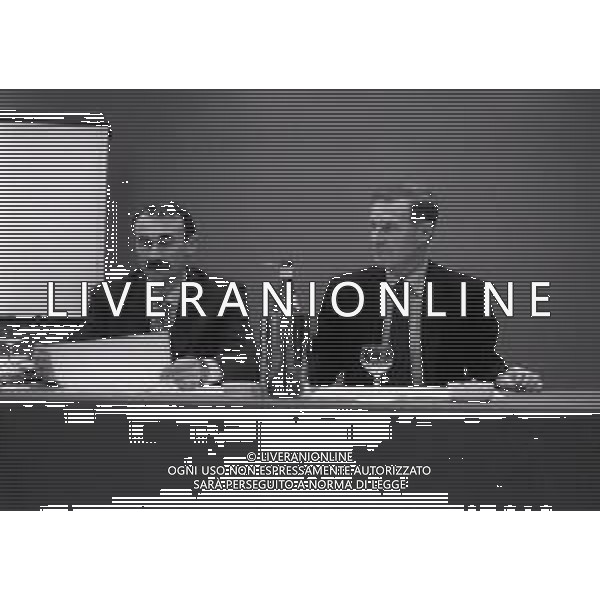 1994 MILANO ASSEMBLEA AIC PER LO SCIOPERO DEI CALCIATORI NELLA FOTO LEONARDO GROSSO E AVVOCATO SERGIO CAMPANA AG ALDO LIVERANI SAS