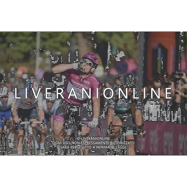 09-10-2020 Giro D\'italia; Tappa 07 Matera - Brindisi; 2020, Groupama - Fdj; 2020, Bora - Hansgrohe; Demare, Arnaud; Sagan, Peter; Brindisi; ©SIROTTI / AGENZIA ALDO LIVERANI SAS