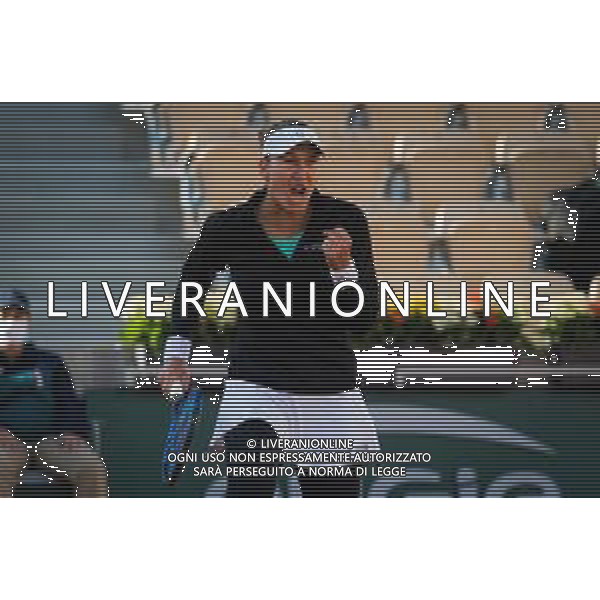 Roland Garros 2020, Grand Slam tournament - Tennis Internationals, 09 October 2020 Roland Garros stadium, paris, france, Italy Photo showing: Nicole Melichar of the United States in action @LM/DPPI/DPPI/Rob Prange AG ALDO LIVERANI SAS