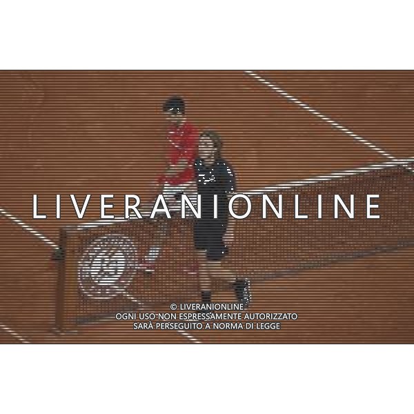 Roland Garros 2020, Grand Slam tournament - Tennis Internationals, 09 October 2020 Roland Garros stadium, paris, france, Italy Photo showing: NOVAKDJOKOVIC (SRB) and Stefanos TSITSIPAS (GRE) at the end of the match @LM/DPPI/DPPI/Stephane Allaman AG ALDO LIVERANI SAS