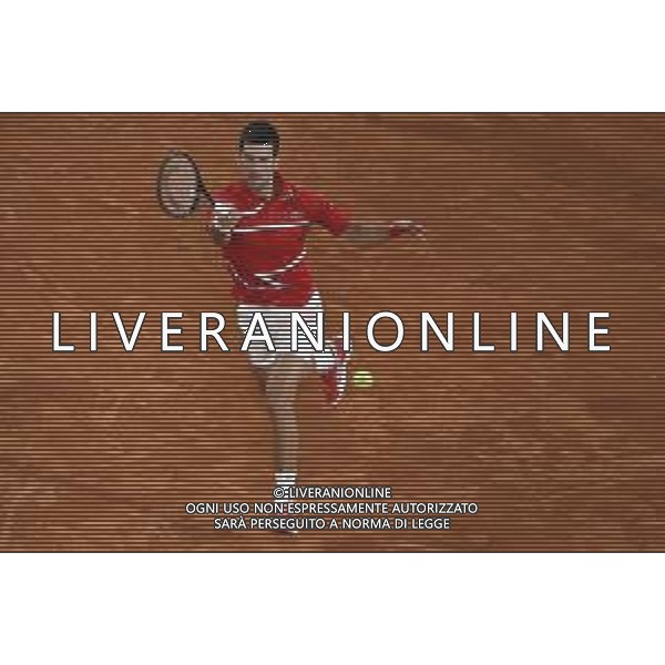 Roland Garros 2020, Grand Slam tournament - Tennis Internationals, 09 October 2020 Roland Garros stadium, paris, france, Italy Photo showing: NOVAKDJOKOVIC (SRB) last point to win the match @LM/DPPI/DPPI/Stephane Allaman AG ALDO LIVERANI SAS