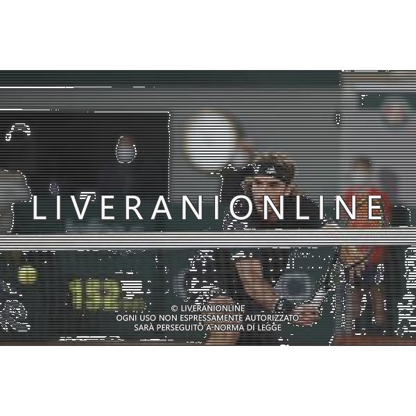 Roland Garros 2020, Grand Slam tournament - Tennis Internationals, 09 October 2020 Roland Garros stadium, paris, france, Italy Photo showing: STEFANOS TSITSIPAS (GRE) @LM/DPPI/DPPI/Stephane Allaman AG ALDO LIVERANI SAS