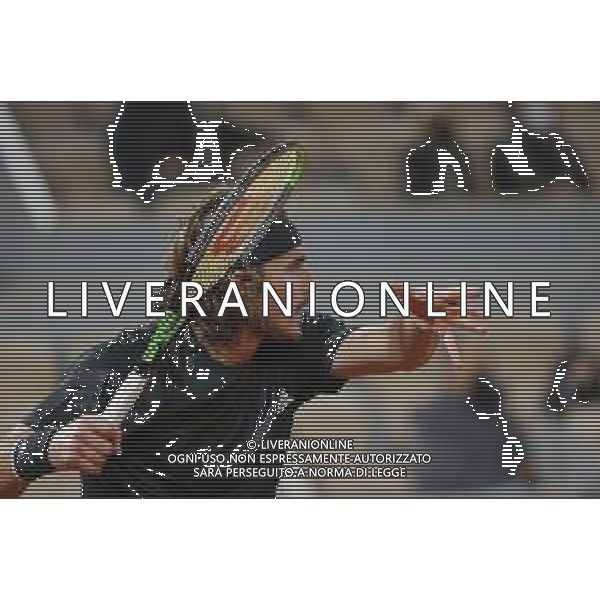 Roland Garros 2020, Grand Slam tournament - Tennis Internationals, 09 October 2020 Roland Garros stadium, paris, france, Italy Photo showing: STEFANOS TSITSIPAS (GRE) @LM/DPPI/DPPI/Stephane Allaman AG ALDO LIVERANI SAS