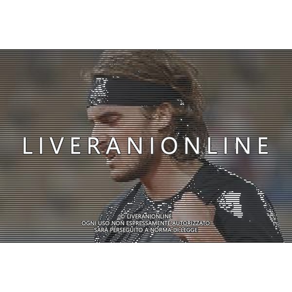 Roland Garros 2020, Grand Slam tournament - Tennis Internationals, 09 October 2020 Roland Garros stadium, paris, france, Italy Photo showing: STEFANOS TSITSIPAS (GRE) @LM/DPPI/DPPI/Stephane Allaman AG ALDO LIVERANI SAS