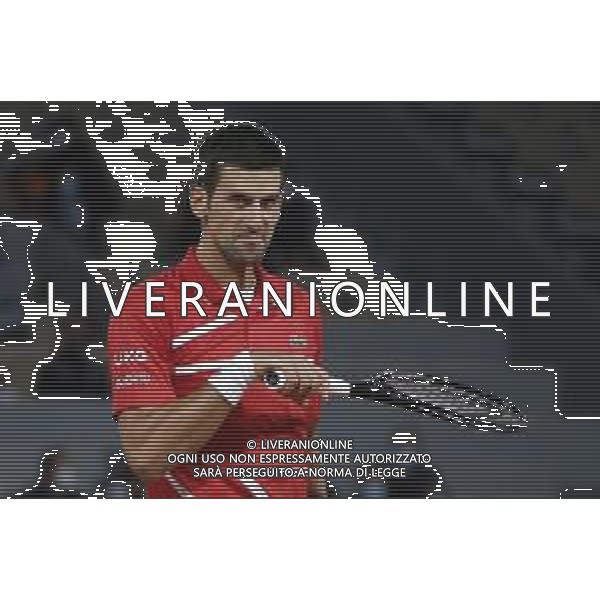 Roland Garros 2020, Grand Slam tournament - Tennis Internationals, 09 October 2020 Roland Garros stadium, paris, france, Italy Photo showing: NovakDJOKOVIC (SRB) @LM/DPPI/DPPI/Stephane Allaman AG ALDO LIVERANI SAS