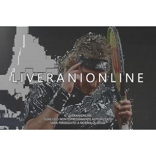 Roland Garros 2020, Grand Slam tournament - Tennis Internationals, 09 October 2020 Roland Garros stadium, paris, france, Italy Photo showing: Stefanos TSITSIPAS (GRE) @LM/DPPI/DPPI/Stephane Allaman AG ALDO LIVERANI SAS