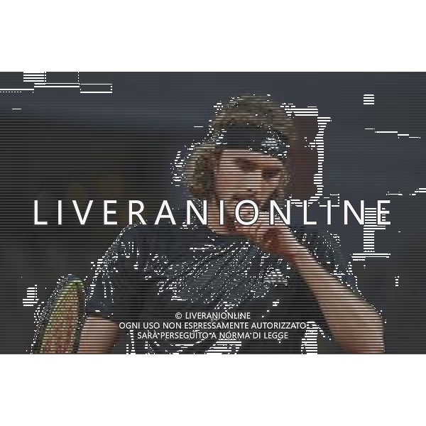 Roland Garros 2020, Grand Slam tournament - Tennis Internationals, 09 October 2020 Roland Garros stadium, paris, france, Italy Photo showing: Stefanos TSITSIPAS (GRE) @LM/DPPI/DPPI/Stephane Allaman AG ALDO LIVERANI SAS