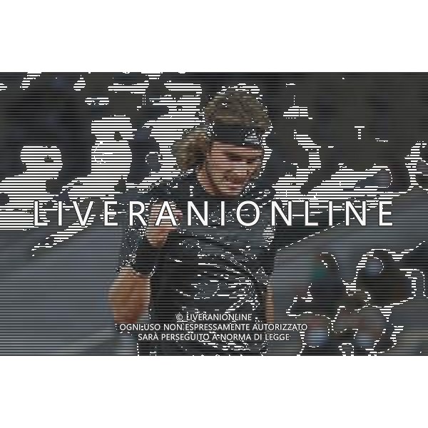 Roland Garros 2020, Grand Slam tournament - Tennis Internationals, 09 October 2020 Roland Garros stadium, paris, france, Italy Photo showing: Stefanos TSITSIPAS (GRE) @LM/DPPI/DPPI/Stephane Allaman AG ALDO LIVERANI SAS