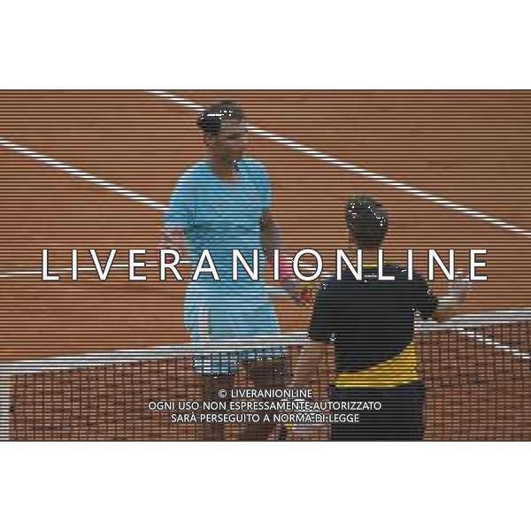 Roland Garros 2020, Grand Slam tournament - Tennis Internationals, 09 October 2020 Roland Garros stadium, paris, france, Italy Photo showing: Rafael NADAL (ESP) won the match, celebration, Rafael NADAL (ESP) greeted Diego SCHWARTZMAN (ARG) @LM/DPPI/DPPI/Stephane Allaman AG ALDO LIVERANI SAS