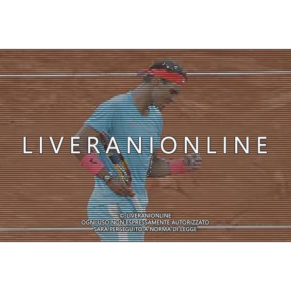 Roland Garros 2020, Grand Slam tournament - Tennis Internationals, 09 October 2020 Roland Garros stadium, paris, france, Italy Photo showing: Rafael NADAL (ESP) celebration @LM/DPPI/DPPI/Stephane Allaman AG ALDO LIVERANI SAS