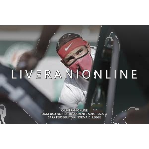 Roland Garros 2020, Grand Slam tournament - Tennis Internationals, 09 October 2020 Roland Garros stadium, paris, france, Italy Photo showing: Rafael NADAL (ESP) @LM/DPPI/DPPI/Stephane Allaman AG ALDO LIVERANI SAS