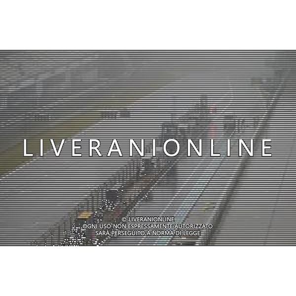 Formula 1 Aramco Grosser Preis Der Eifel 2020 Grand Prix - Friday - Formula 1 Championship, 09 October 2020 Nurburgring, nurburg, germany, Italy Photo showing: pitlane closed because of the fog @LM/DPPI/DPPI/Antonin Vincent AG ALDO LIVERANI SAS