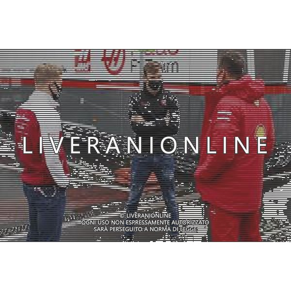 Formula 1 Aramco Grosser Preis Der Eifel 2020 Grand Prix - Friday - Formula 1 Championship, 09 October 2020 Nurburgring, nurburg, germany, Italy Photo showing: ILOTT Callum (gbr), Ferrari Driver Academy, portrait and SCHUMACHER Mick (ger), Alfa Romeo Racing ORLEN C39, portrait @LM/DPPI/DPPI/Xavi Bonilla AG ALDO LIVERANI SAS