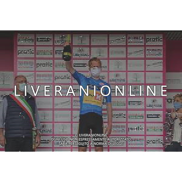 Under 23 Elite - In line race - Road Race San Vito al Tagliamento - Buja - Street Cycling, 10 October 2020 buja, Italy Photo showing: Andreas Leknessund - Uno XPro Cycling Team Also wearing also blu jersey @LM/Luca Tedeschi / AGENZIA ALDO LIVERANI SAS