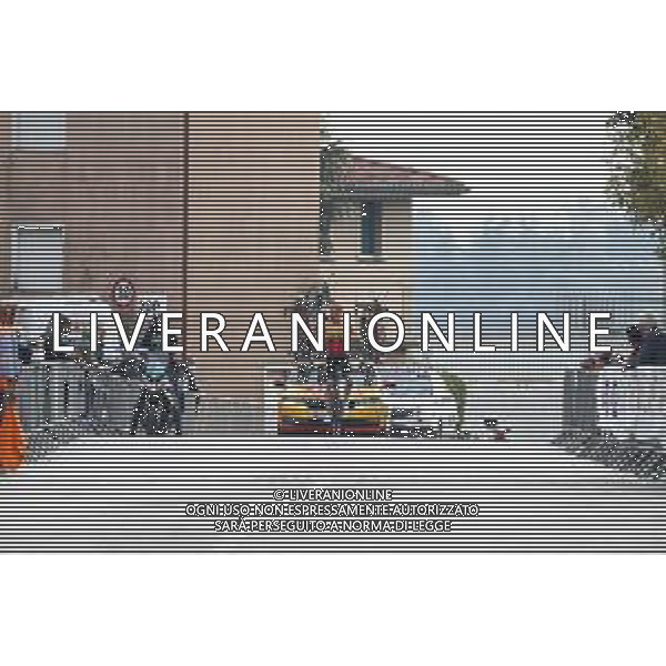 Under 23 Elite - In line race - Road Race San Vito al Tagliamento - Buja - Street Cycling, 10 October 2020 buja, Italy Photo showing: Andreas Leknessund - Uno XPro Cycling Team alone approaches the finish line @LM/Luca Tedeschi / AGENZIA ALDO LIVERANI SAS