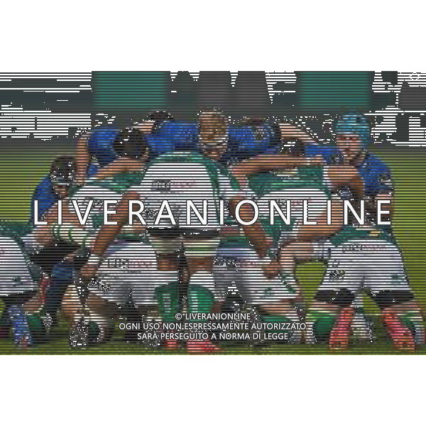 Benetton Treviso vs Leinster Rugby - Rugby Guinness Pro 14 2020/2021, 10 October 2020 Monigo Stadium, Treviso, Italy Photo showing: Leinster Rugby scrum against Benetton Treviso @LM/Ettore Griffoni AG ALDO LIVERANI SAS