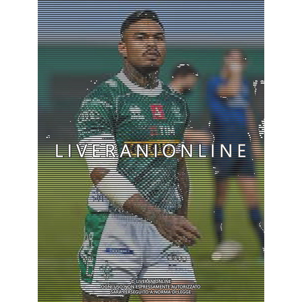 Benetton Treviso vs Leinster Rugby - Rugby Guinness Pro 14 2020/2021, 10 October 2020 Monigo Stadium, Treviso, Italy Photo showing: Monty Ioane (Treviso) @LM/Ettore Griffoni AG ALDO LIVERANI SAS