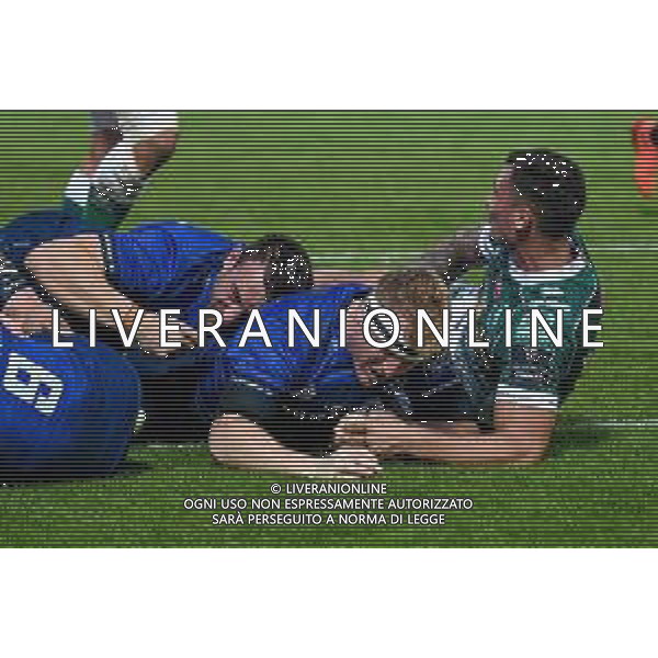 Benetton Treviso vs Leinster Rugby - Rugby Guinness Pro 14 2020/2021, 10 October 2020 Monigo Stadium, Treviso, Italy Photo showing: First try by James Tracy (Leinster) @LM/Ettore Griffoni AG ALDO LIVERANI SAS