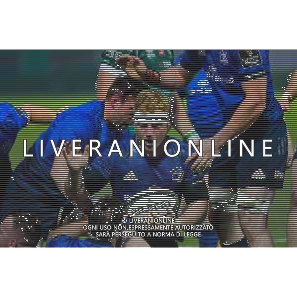 Benetton Treviso vs Leinster Rugby - Rugby Guinness Pro 14 2020/2021, 10 October 2020 Monigo Stadium, Treviso, Italy Photo showing: James Tracy (Leinster) happiness for the try @LM/Ettore Griffoni AG ALDO LIVERANI SAS