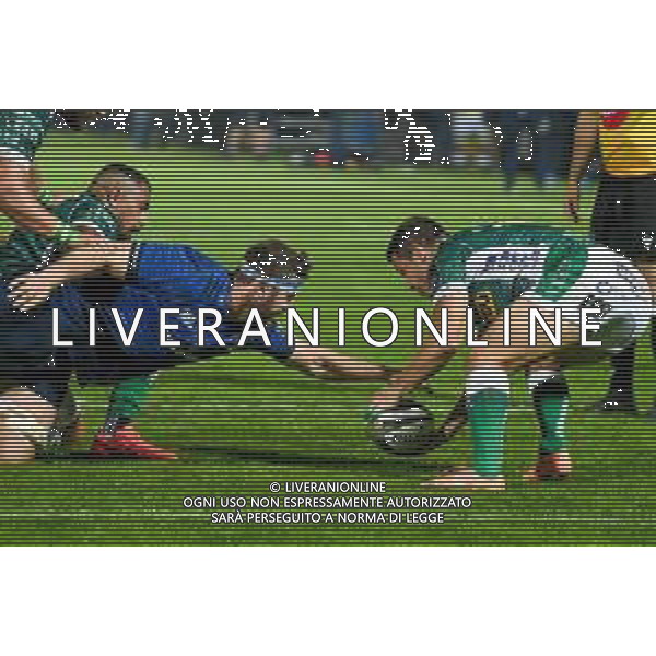 Benetton Treviso vs Leinster Rugby - Rugby Guinness Pro 14 2020/2021, 10 October 2020 Monigo Stadium, Treviso, Italy Photo showing: Luca Morisi (Treviso) get the ball @LM/Ettore Griffoni AG ALDO LIVERANI SAS