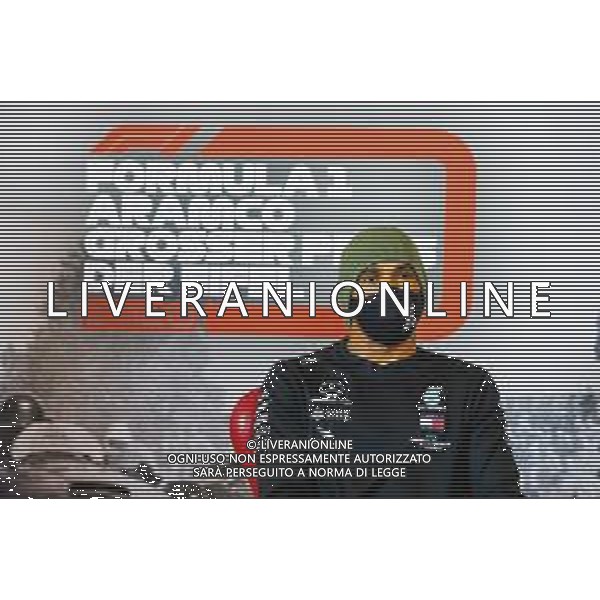 Formula 1 Aramco Grosser Preis Der Eifel 2020, Eifel Grand Prix - Saturday - Formula 1 Championship, 10 October 2020 Nurburgring, nurburg, germany, Italy Photo showing: HAMILTON Lewis (gbr), Mercedes AMG F1 GP W11 Hybrid EQ Power+, portrait, post-qualifying press conference @LM/DPPI/DPPI/Antonin Vincent / AGENZIA ALDO LIVERANI SAS - ITALY ONLY EDITORIAL USE ONLY