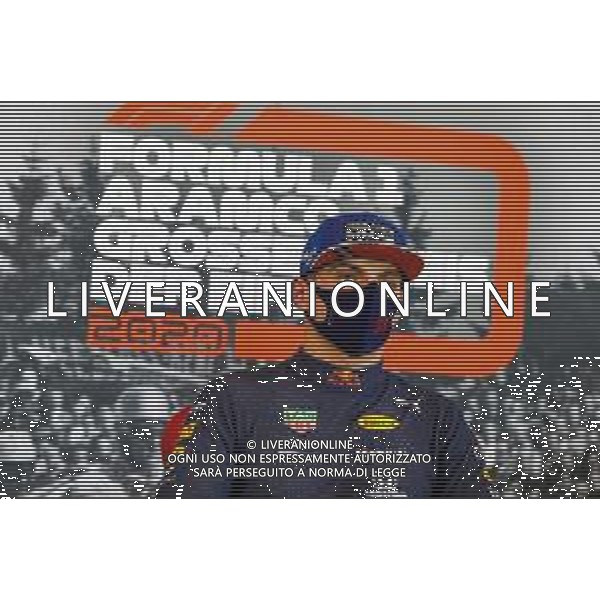 Formula 1 Aramco Grosser Preis Der Eifel 2020, Eifel Grand Prix - Saturday - Formula 1 Championship, 10 October 2020 Nurburgring, nurburg, germany, Italy Photo showing: VERSTAPPEN Max (ned), Aston Martin Red Bull Racing Honda RB16, portrait, post-qualifying press conference @LM/DPPI/DPPI/Antonin Vincent / AGENZIA ALDO LIVERANI SAS - ITALY ONLY EDITORIAL USE ONLY
