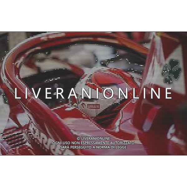 Formula 1 Aramco Grosser Preis Der Eifel 2020, Eifel Grand Prix - Saturday - Formula 1 Championship, 10 October 2020 Nurburgring, nurburg, germany, Italy Photo showing: RAIKKONEN Kimi (fin), Alfa Romeo Racing ORLEN C39, portrait @LM/DPPI/DPPI/Xavi Bonilla / AGENZIA ALDO LIVERANI SAS - ITALY ONLY EDITORIAL USE ONLY