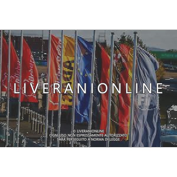 Formula 1 Aramco Grosser Preis Der Eifel 2020, Eifel Grand Prix - Saturday - Formula 1 Championship, 10 October 2020 Nurburgring, nurburg, germany, Italy Photo showing: illustration flag, drapeau logo FIA @LM/DPPI/DPPI/Antonin Vincent / AGENZIA ALDO LIVERANI SAS - ITALY ONLY EDITORIAL USE ONLY