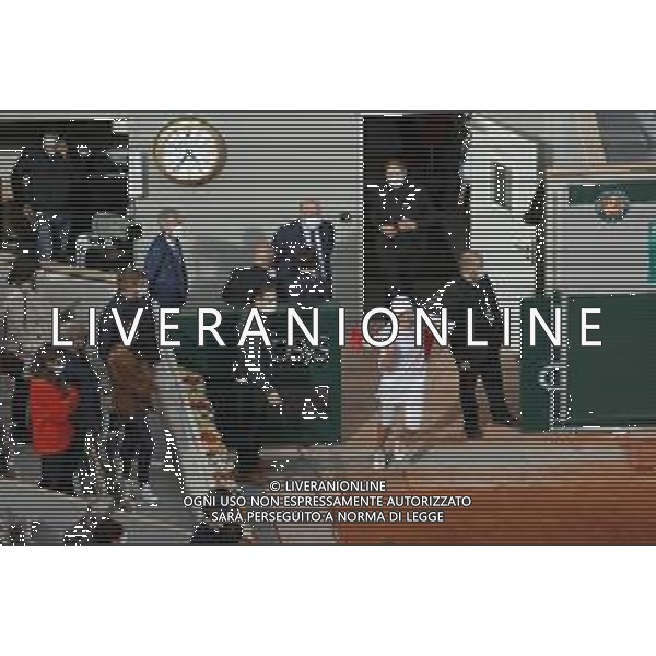 Roland Garros 2020 - Grand Slam tournament - Women single final - Tennis Internationals, 10 October 2020 Roland Garros stadium, paris, france, Italy Photo showing: Ina SWIATEK (POL) won the match, celebration over Philippe Chatrier stadium @LM/DPPI/DPPI/Stephane Allaman AG ALDO LIVERANI SAS