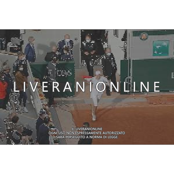 Roland Garros 2020 - Grand Slam tournament - Women single final - Tennis Internationals, 10 October 2020 Roland Garros stadium, paris, france, Italy Photo showing: Ina SWIATEK (POL) won the match, celebration over Philippe Chatrier stadium @LM/DPPI/DPPI/Stephane Allaman AG ALDO LIVERANI SAS