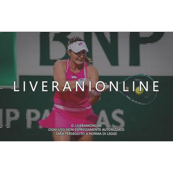 Roland Garros 2020, Grand Slam tournament - Juniors final - Tennis Internationals, 10 October 2020 Roland Garros stadium, paris, france, Italy Photo showing: Alina Charaeva of Russia in action against Elsa Jacquemot of France @LM/DPPI/DPPI/Rob Prange AG ALDO LIVERANI SAS