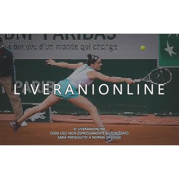 Roland Garros 2020, Grand Slam tournament - Juniors final - Tennis Internationals, 10 October 2020 Roland Garros stadium, paris, france, Italy Photo showing: Elsa Jacquemot of France in action against Alina Charaeva of Russia @LM/DPPI/DPPI/Rob Prange AG ALDO LIVERANI SAS