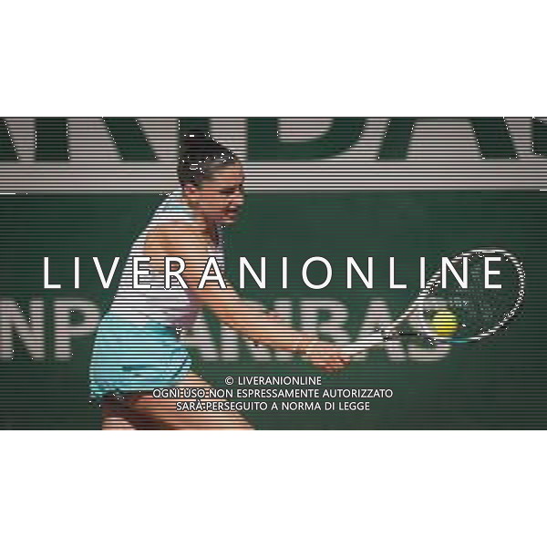 Roland Garros 2020, Grand Slam tournament - Juniors final - Tennis Internationals, 10 October 2020 Roland Garros stadium, paris, france, Italy Photo showing: Elsa Jacquemot of France in action against Alina Charaeva of Russia @LM/DPPI/DPPI/Rob Prange AG ALDO LIVERANI SAS