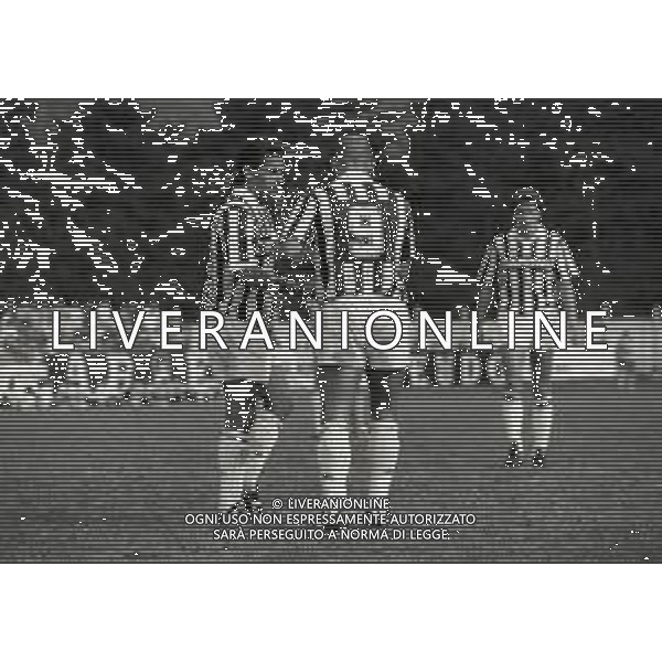 1992 VILLAR PEROSA AMICHEVOLE JUVENTUS A-JUVENTUS B NELLA FOTO GIANLUCA VIALLI E ROBERTO BAGGIO AG ALDO LIVERANI SAS