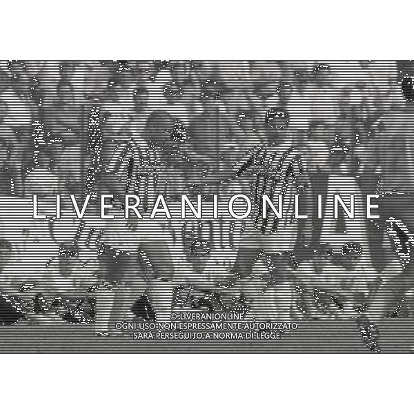 1992 VILLAR PEROSA AMICHEVOLE JUVENTUS A-JUVENTUS B NELLA FOTO ROBERTO BAGGIO E GIANLUCA VIALLI AG ALDO LIVERANI SAS