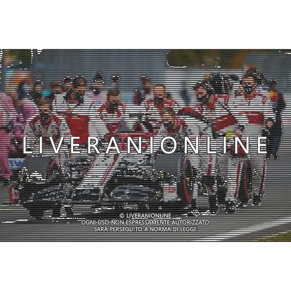 Formula 1 Aramco Grosser Preis Der Eifel 2020, Eifel Grand Prix - Sunday - Formula 1 Championship, 11 October 2020 Nurburgring, nurburg, germany, Italy Photo showing: 07 RAIKKONEN Kimi (fin), Alfa Romeo Racing ORLEN C39 on the grid @LM/DPPI/DPPI/Antonin Vincent / AGENZIA ALDO LIVERANI SAS - ITALY ONLY EDITORIAL USE ONLY