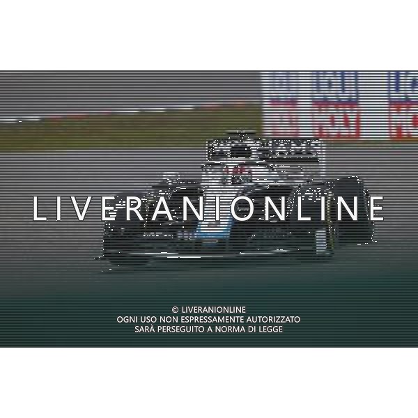 Formula 1 Aramco Grosser Preis Der Eifel 2020, Eifel Grand Prix - Sunday - Formula 1 Championship, 11 October 2020 Nurburgring, nurburg, germany, Italy Photo showing: 63 RUSSELL George (gbr), Williams Racing F1 FW43, puncture and broken suspension @LM/DPPI/DPPI/Antonin Vincent / AGENZIA ALDO LIVERANI SAS - ITALY ONLY EDITORIAL USE ONLY