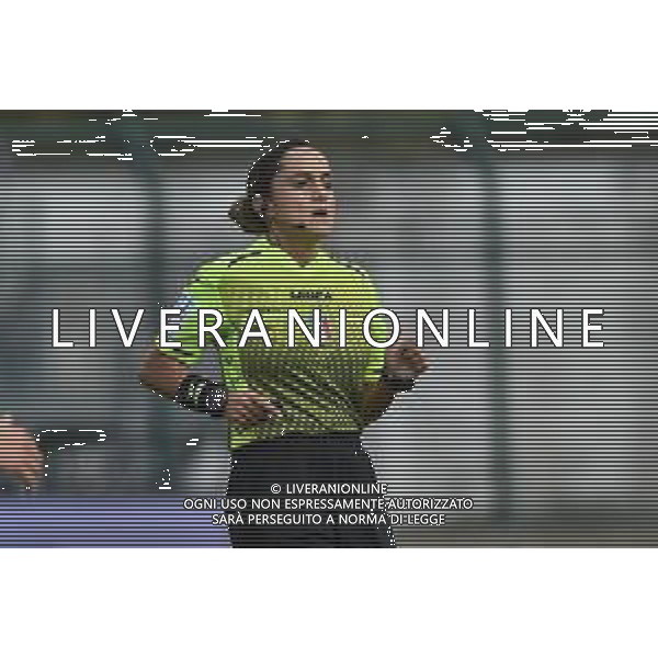 l\'arbitro Maria Marotta Pro Patria vs Pistoiese Campionato Serie C - 4¬∞ giornata Busto Arsizio (VA) 11‚Äì10-2020 Stadio Carlo Speroni foto Roberto Garavaglia - agenzia Aldo Liverani sas / AGENZIA ALDO LIVERANI SAS
