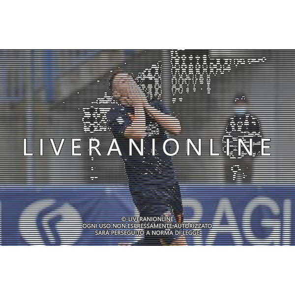 Chinellato (Pistoiese) Pro Patria vs Pistoiese Campionato Serie C - 4° giornata Busto Arsizio (VA) 11–10-2020 Stadio Carlo Speroni foto Roberto Garavaglia - agenzia Aldo Liverani sas / AGENZIA ALDO LIVERANI SAS