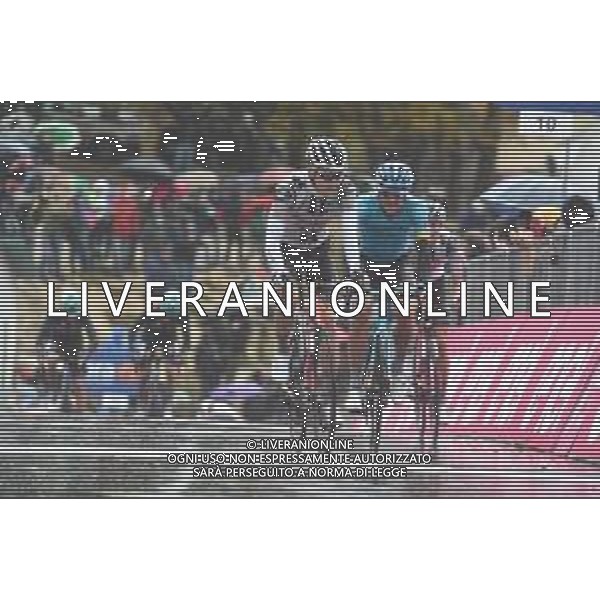 11-10-2020 Giro D\'italia; Tappa 09 San Salvo - Roccaraso Aremogna; 2020, Sunweb; 2020, Astana; Kelderman, Wilko; Fuglsang, Jacob; Roccaraso Aremogna; ©SIROTTI / AGENZIA ALDO LIVERANI SAS