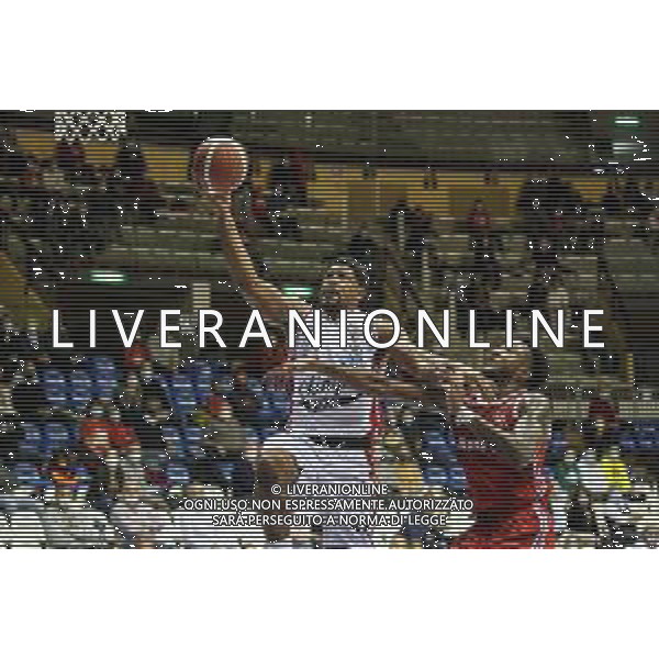 Basket Allianz Pallacanestro Trieste vs A|X Armani Exchange Milano - Campionato di Basket Serie A 2020/2021, 11 ottobre 2020 Trieste, Italia Nella foto: Kyle Hines (A|X Armani Exchange Milano) a canestro @LM/Luca Tedeschi AG ALDO LIVERANI SAS