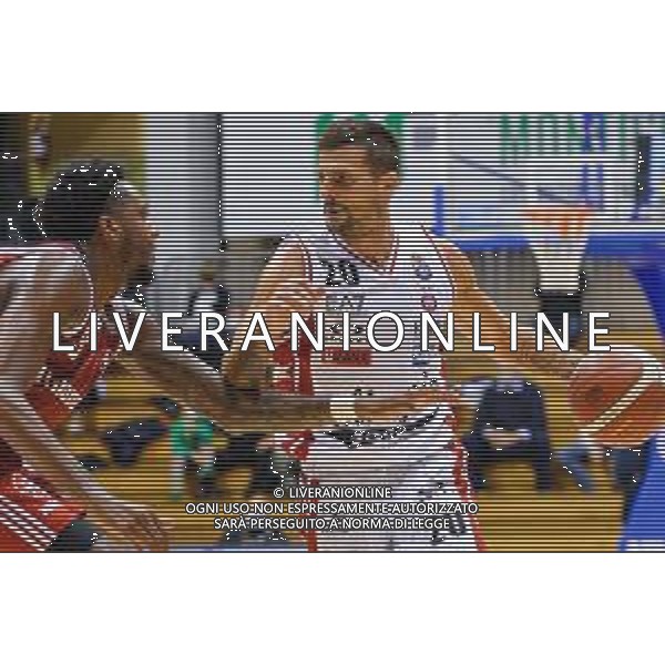 Basket Allianz Pallacanestro Trieste vs A|X Armani Exchange Milano - Campionato di Basket Serie A 2020/2021, 11 ottobre 2020 Trieste, Italia Nella foto: Andrea Cinciarini (Milano) contrastato da Devonte Upson (Trieste) @LM/Franco Debernardi AG ALDO LIVERANI SAS
