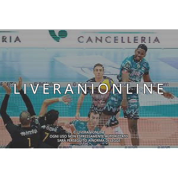 NBV Verona vs Sir Safety Conad Perugia - Campionato di Volley Superlega Serie A 2020/2021, 11 ottobre 2020 Verona, Italia Nella foto: Primo tempo di Wilfredo Leon Venero - Sir Safety Conad Perugia @LM/Roberto Tommasini AG ALDO LIVERANI SAS