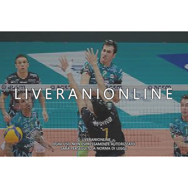 NBV Verona vs Sir Safety Conad Perugia - Campionato di Volley Superlega Serie A 2020/2021, 11 ottobre 2020 Verona, Italia Nella foto: Primo tempo di Fabio Ricci - Sir Safety Conad Perugia @LM/Roberto Tommasini AG ALDO LIVERANI SAS