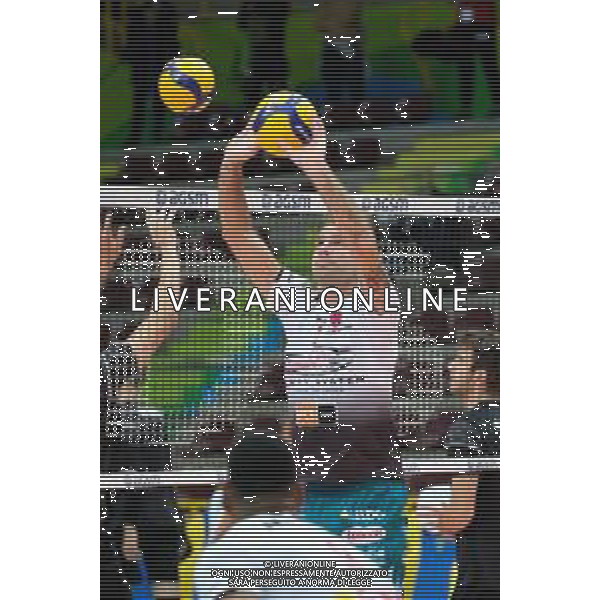NBV Verona vs Sir Safety Conad Perugia - Campionato di Volley Superlega Serie A 2020/2021, 11 ottobre 2020 Verona, Italia Nella foto: Dragan Travica - Sir Safety Conad Perugia @LM/Roberto Tommasini AG ALDO LIVERANI SAS