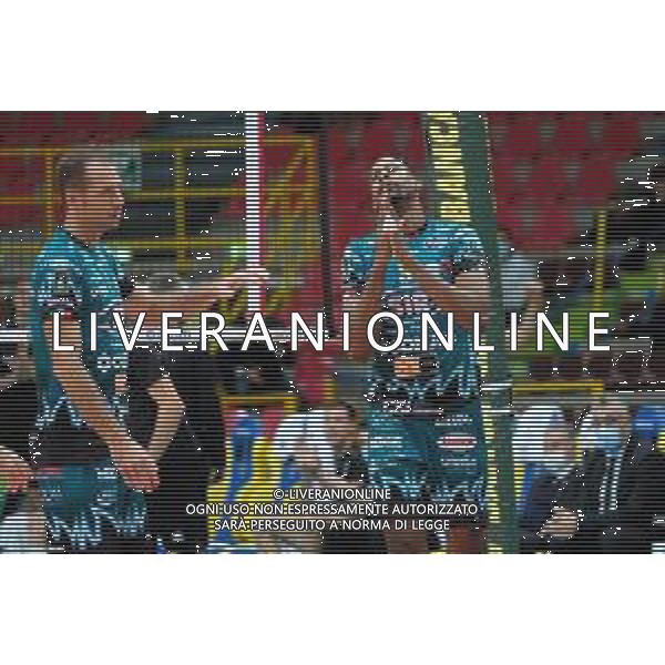 NBV Verona vs Sir Safety Conad Perugia - Campionato di Volley Superlega Serie A 2020/2021, 11 ottobre 2020 Verona, Italia Nella foto: Delusione di Wilfredo Leon Venero - Sir Safety Conad Perugia @LM/Roberto Tommasini AG ALDO LIVERANI SAS