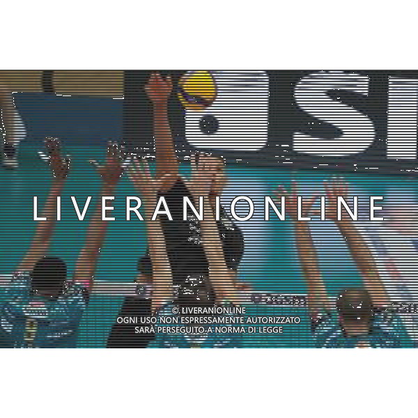 NBV Verona vs Sir Safety Conad Perugia - Campionato di Volley Superlega Serie A 2020/2021, 11 ottobre 2020 Verona, Italia Nella foto: Stephen Boyer - NBV Verona @LM/Roberto Tommasini AG ALDO LIVERANI SAS