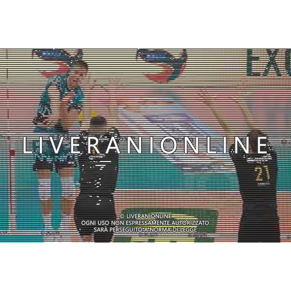 NBV Verona vs Sir Safety Conad Perugia - Campionato di Volley Superlega Serie A 2020/2021, 11 ottobre 2020 Verona, Italia Nella foto: Attacco di Thijs Ter Horst - Sir Safety Conad Perugia @LM/Roberto Tommasini AG ALDO LIVERANI SAS